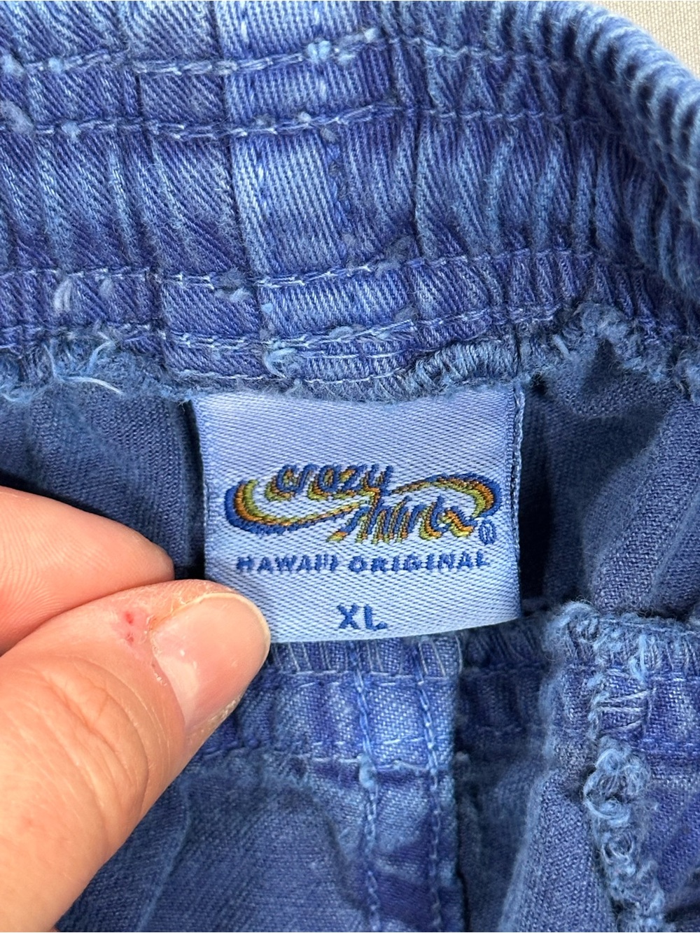Crazy Shirts Hawaii Original Blueberry Dyed Twill Pants - Mens XL - Picture 5 of 14
